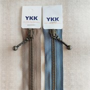 Молния YKK 25 см (№5) темно-бежевая 1752